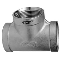 T-stykke, 1/4", stbt, rustfri AISI 316