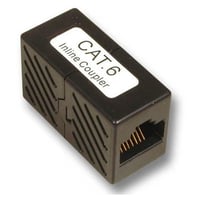 Modular adapter, RJ45-RJ45, CAT6, F/F, 8C/8P, UTP, tilslutning 1:1, plasthus - MicroConnect