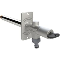 Kemper Frosti posteventil rdgods, 1/2, 150-492 mm, mat krom, frostfri