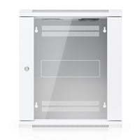 Ubiquiti UACC-RACK-12U-WALL-450-G, vgmonteret rack, 12U, 450 mm dybde, med blsere