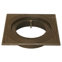 Duco 280 mm rrbrndkarm uden rist/dksel, firkantet, GG