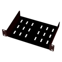 Lanview 10" 1U fast hylde 150 mm dybde sort