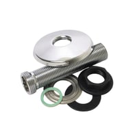 Forskruning 3/4''-1/2'' 60mm lige m/roset, Rosetdiameter (D) 50mm