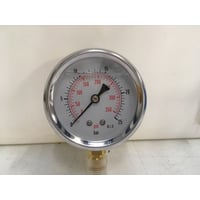 Manometer 1/4X?63 0-25 bar, nedadrettet studs med glycerin