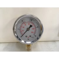 Manometer 1/4X63 0-25 bar, nedadrettet studs med glycerin