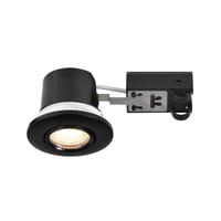Nordlux Umberto indbygningsspot, GU10, 230V, sort (mat)