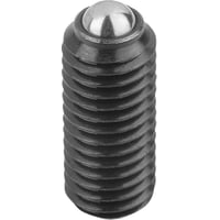 Fjedrende trykstykke D: M6 L: 15, Stl - Kipp