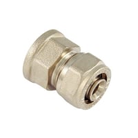 Alupex koblingsmuffe, 16mm x 3/4" - Tiemme