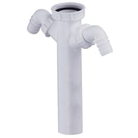 Dallmer tilslutningsrr, 40 mm x 1 1/2", 2 studse