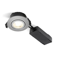 Nordtronic Low Profile ECO, LED indbygningsspot, 6W, 420lm, CRI>90, 2700K, gr?