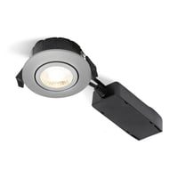 Nordtronic Low Profile ECO, LED indbygningsspot, 6W, 420lm, CRI>90, 2700K, gr