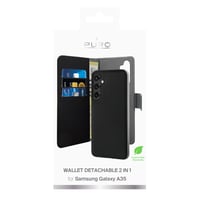 Samsung Galaxy A35 wallet, detachable, black
