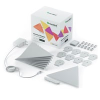 Nanoleaf Shapes Smarter Kit - Trådløst belysningssæt - LED x 9 - 1.7 W - 16 millioner farver - 1200-6500 K - triangel