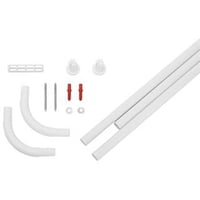 Universal brusestang hvid alu ?20MM