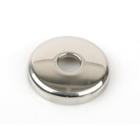 Vgroset, metal, poleret, passer til 1/2″ glat rr, 75 mm udvendig diameter, 22 mm indvendig diameter, 13 mm hjde
