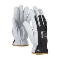 Vinterhandske Supreme 3607, hvid/sort, str. 12 - OX-ON