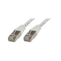 F/UTP CAT5e, 10 meter, hvidt PVC ydre skjold, folieskrm, 4x2xAWG 26 CCA