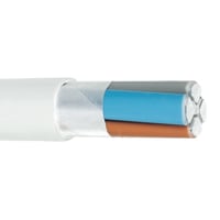 4×25 mm Aluminiums installationskabel (massiv leder), AXQ-AL-M, afmlt pr. meter (klippes) – Nexans