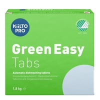Maskinopvaskemiddel, Kiilto Pro Green Easy Tabs, Tabletter, 2 kg, 100 doseringer