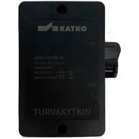 Sikkerhedsafbryder 3P, 16A, 2xM20 forskruninger, sort, KSM316-BB - Kat