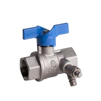 Pettinaroli TEA kuglehane m/T greb blå 52EUS muffe/aftap 3/4