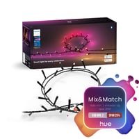 Philips Hue Festavia julelyskde, 40m, 500 LED'er, Color & White ambiance, Zigbee + Bluetooth