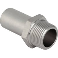 Mapress Rustfrit, 22 mm x ?" indstiksovergangsstykke, indstik/nippel (R) - Geberit