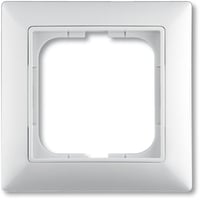 ABB-basic55 Ramme blank hvid 1 modul - (10 stk.)