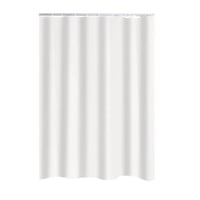 Hvidt badeforhng, 120×200 cm