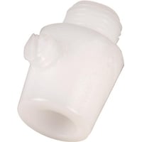 Aflastningsnippel 10mm til fatning plast hvid