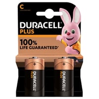 Duracell Plus Power batteri, C LR14, 2 stk.