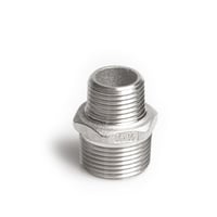 Brystnippel 4408/316L 20 bar 1/4"x1/8"