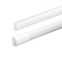 Billede af Hvid PVC Flared Elektrisk Rr - 16mm x 2m - 3 rs garanti