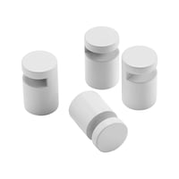 Pressalit Spejlbeslag, Sæt á 4 stk., mat hvid