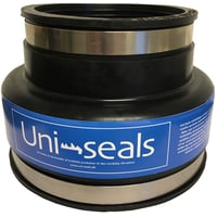 Uni-Seals, 150-165/190-215 mm kobling, 160 mm til beton 15 cm, i jord