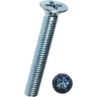 Dresselhaus maskinskrue 4x70 mm undersnket hoved, PH 2 krv, elforzinkede - 200 stk
