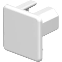 OBO WDHK-H endestykke halogenfri, 20 x 20 mm, renhvid (RAL 9010)