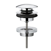 Grohe Push-Up bundventil, 1 1/4″, krom