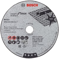 Billede af Bosch skreskive Expert til INOX, 76/10 mm x 1 mm, 5 stk. hos WATTOO.DK