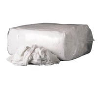 Klud 10kg bomuld/tekstil, hvid - 10 kg