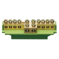 Hager Tilslutningsklemme, 49 mm, Med Sokkel, Jord