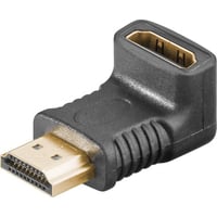 HDMI 19 vinklet adapter, F-M, 4K Ultra HD, 2160p, 60 Hz, 270, forgyldte kontakter