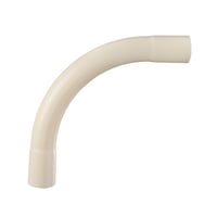 Plastb?jning p? 90? med muffer, 40 mm
