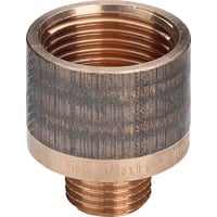 Spidsmuffe, 1" x 3/4", rdgods silicium bronze