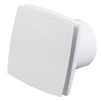 Ventilator til v?g & loft, Fugt- Og Tidsstyret EL 700Q TH, ?100 mm, hvid