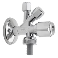 NIL vinkel stopventil, 1/2" x 3/4" x 3/8(10mm)"