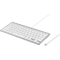 Deltaco USB-C Keyboard for iOS/MacOS - Tastatur - Uden Numpad - Nordisk - Sølv