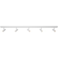 Omari 5-spot skinne spotlampe, LED, hvid - Nordlux