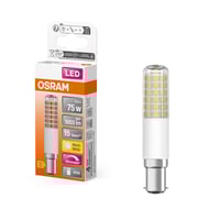Osram LED T SLIM, klar, 1055lm, 8W/827 (75W), B15d, dmpbar