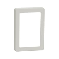 LK FUGA - Base 63 design ramme, 1 modul, lysegr + teknisk monteringsramme